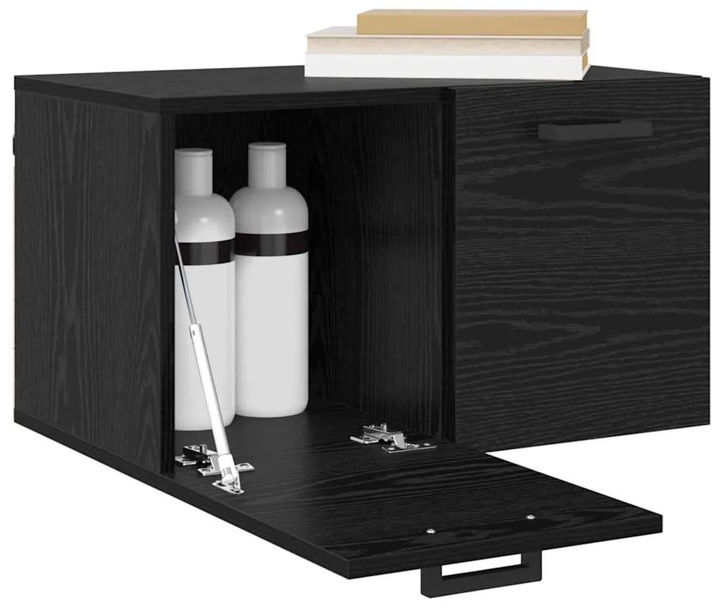 vidaXL Ντουλάπα Τοίχου Μαύρη δρυς 60 x 36.5 x 35 cm Επεξεργασμένο ξύλο