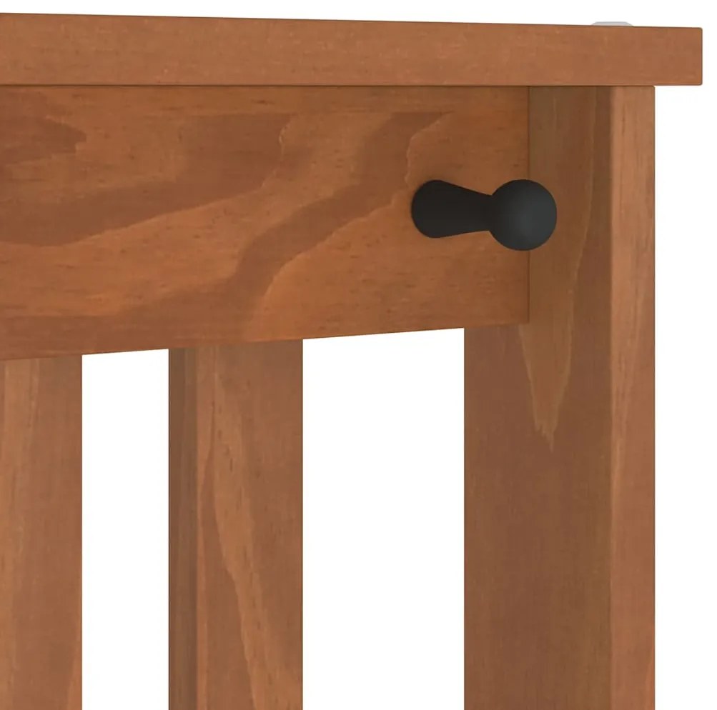 Δέντρο χωλ "SANDENS" 45x40x159,5 εκ.Πεύκο μασίφ ξύλο - Καφέ