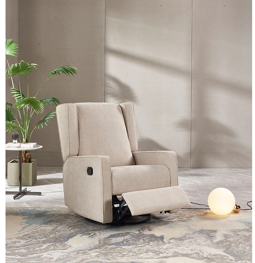 CLASSICO ΠΟΛΥΘΡΟΝΑ RECLINER BEIGE 75x95xH102cm