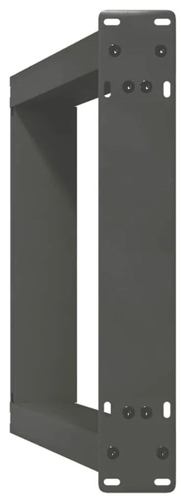 vidaXL Πόδια Κονσόλας 2 τεμ. σε σχήμα U, Ανθρακί 28x(72-73) εκ. από Ατσάλι