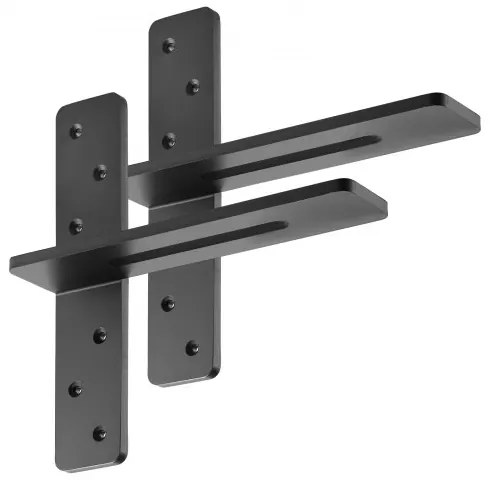 VEVOR 2 Pcs Shelf Brackets 12 inch / 304.8 mm Heavy Duty Floating Shelf Brackets