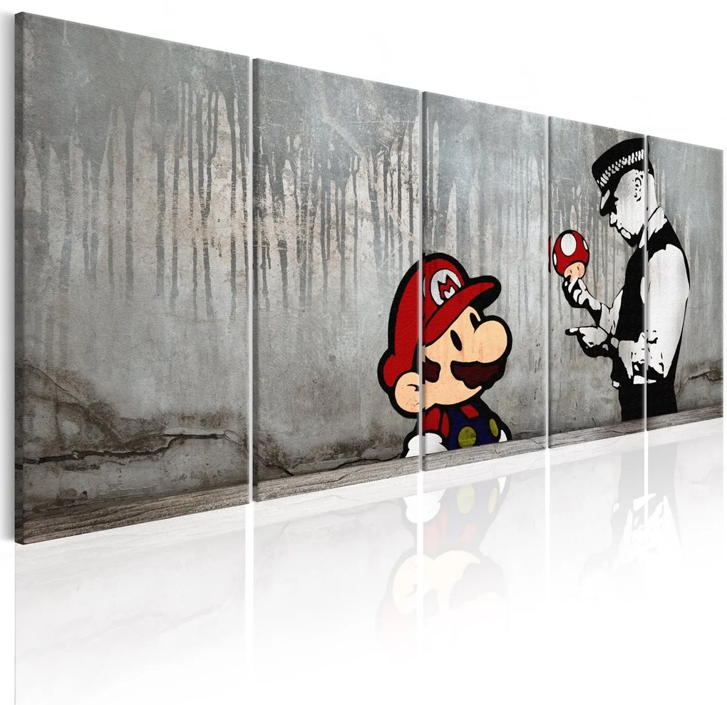 Πίνακας - Mario Bros on Concrete 225x90