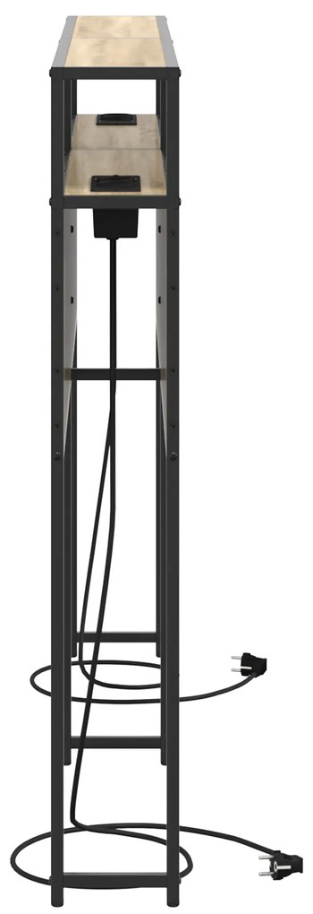 vidaXL Κεφαλάρι Αποθήκης Sonoma Oak 180 εκ. Επεξεργασμένο ξύλο