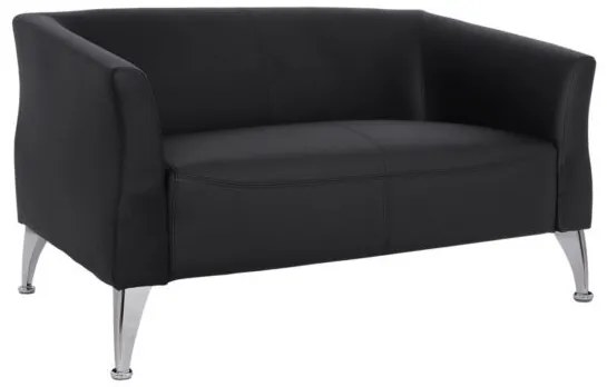 ΚΑΝΑΠΕΣ 2ΘΕΣΙΟΣ KIANA HM3122.21 ΜΕ ΜΑΥΡΟ PU 130x75x71 εκ.