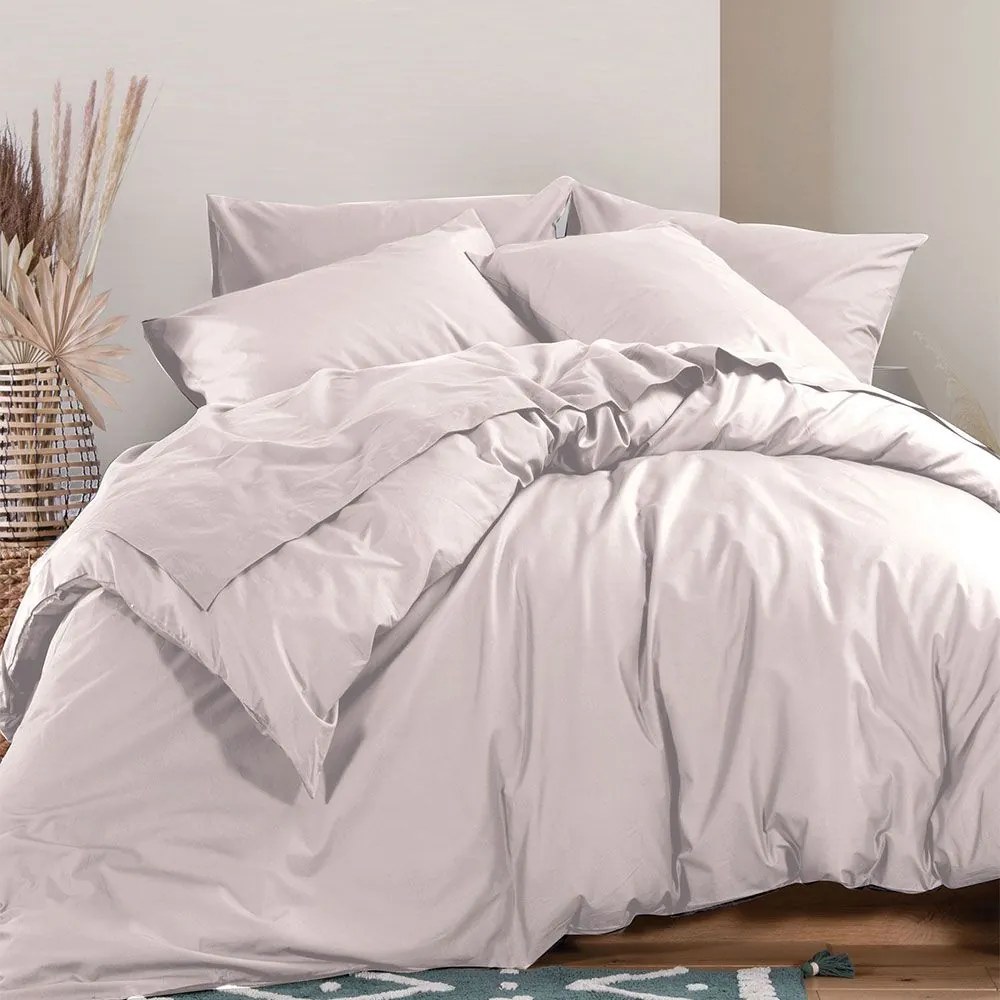 Παπλωματοθήκη Basic-22 Ecru Nef-Nef Homeware Μονό 160x240cm 100% Βαμβάκι