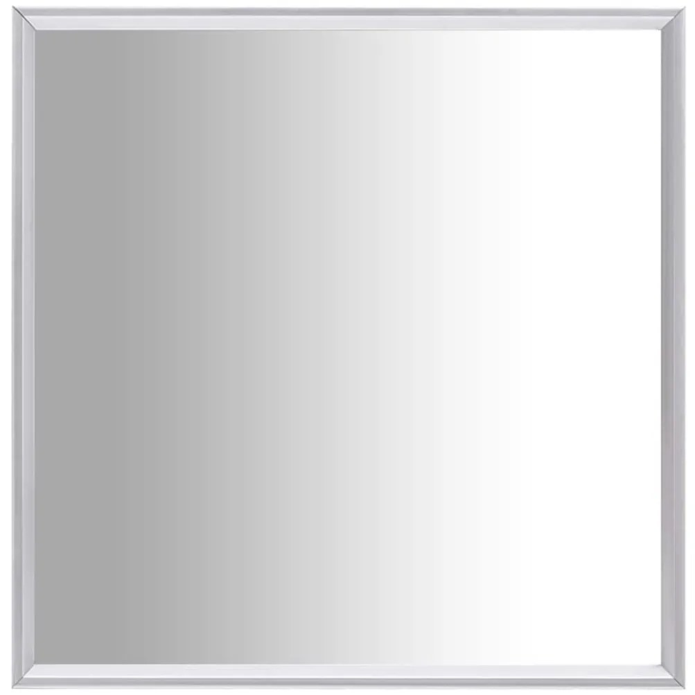 vidaXL Καθρέφτης Ασημί 40 x 40 εκ.