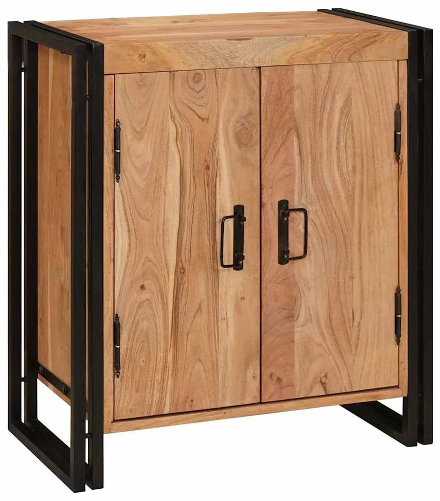 vidaXL Κομοδίνο Καφέ 38 x 33 x 58 εκ. Μασίφ ξύλο ακακίας
