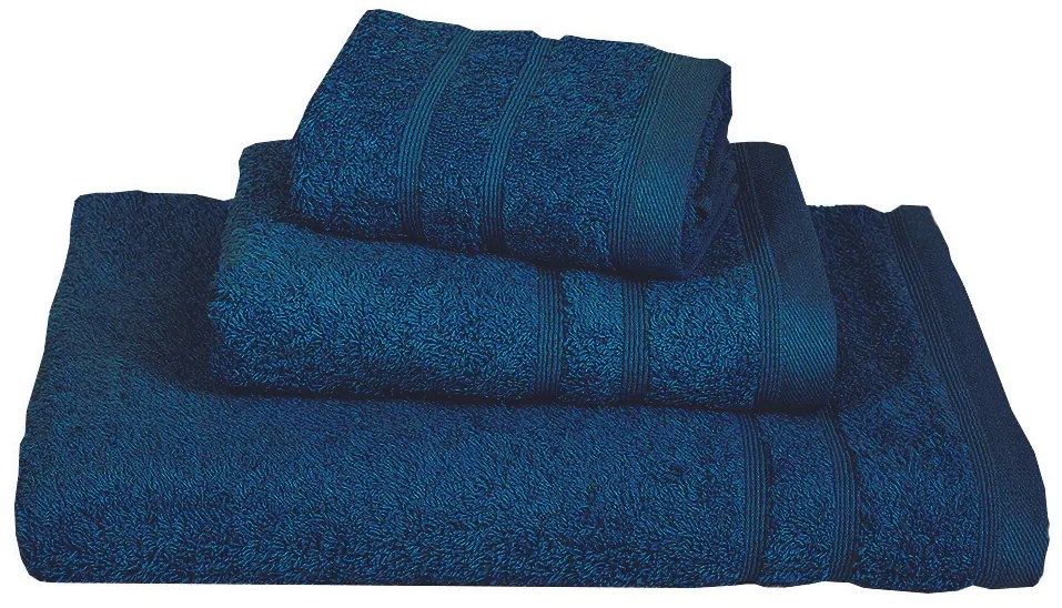 Σετ Πετσέτες 3τμχ Βαμβακερές Blue Grey Komvos Home 7111811-19