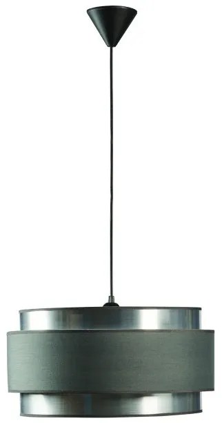 Κρεμαστό Φωτιστικό Οροφής E27 IP20 Διπλό Arkolight-Ρ424-41/40-Γκρι Ρ424-41/40