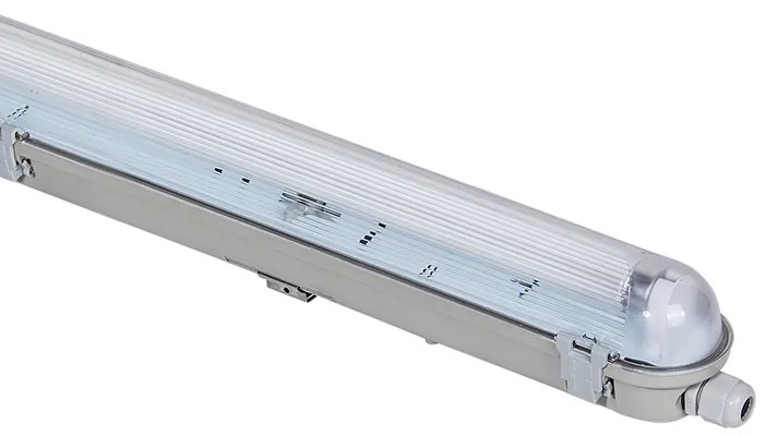 EMPTY IP65 LUMINAIRE FOR 2X1500mm T8 G13 LAMPS 2-SIDE ACA AC.L7258LED