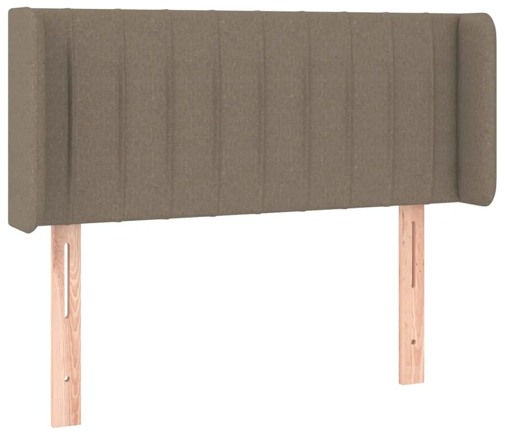 vidaXL Κεφαλάρι με Πτερύγια Taupe 93x16x78/88 εκ. Υφασμάτινο
