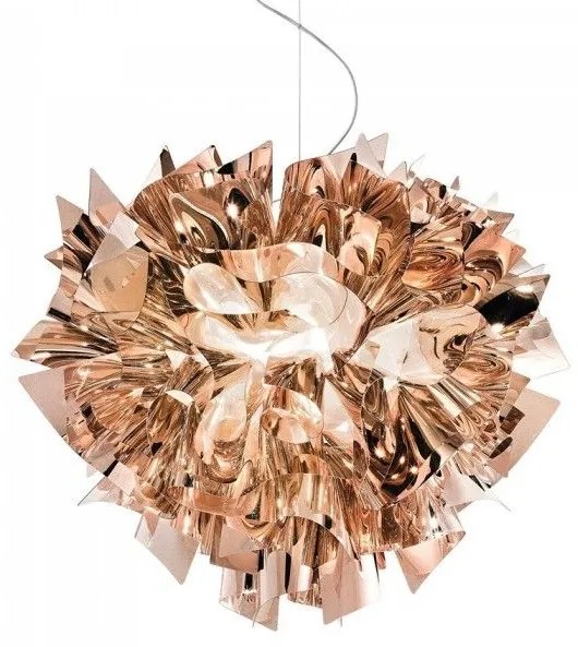Κρεμαστό Φωτιστικό Οροφής 4xΕ27 Φ60 cm Veli Slamp VELSL00CPP01T00000EU Χάλκινο
