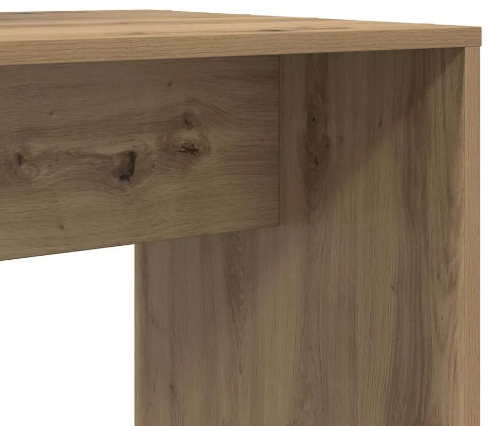 vidaXL Γραφείο artisan δρυς 138.5 x 55 x 143 εκ Επεξεργασμένο ξύλο