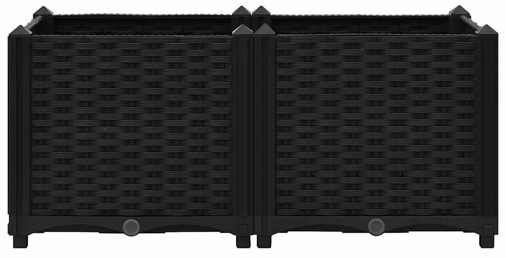 vidaXL Υπερυψωμένο Κρεβάτι 80x40x38 εκ. από Πολυπροπυλένιο