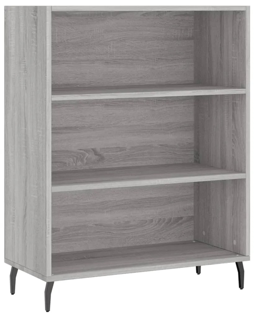 vidaXL Ντουλάπι Γκρι Sonoma 69,5 x 34 x 180 εκ. Επεξεργασμένο Ξύλο
