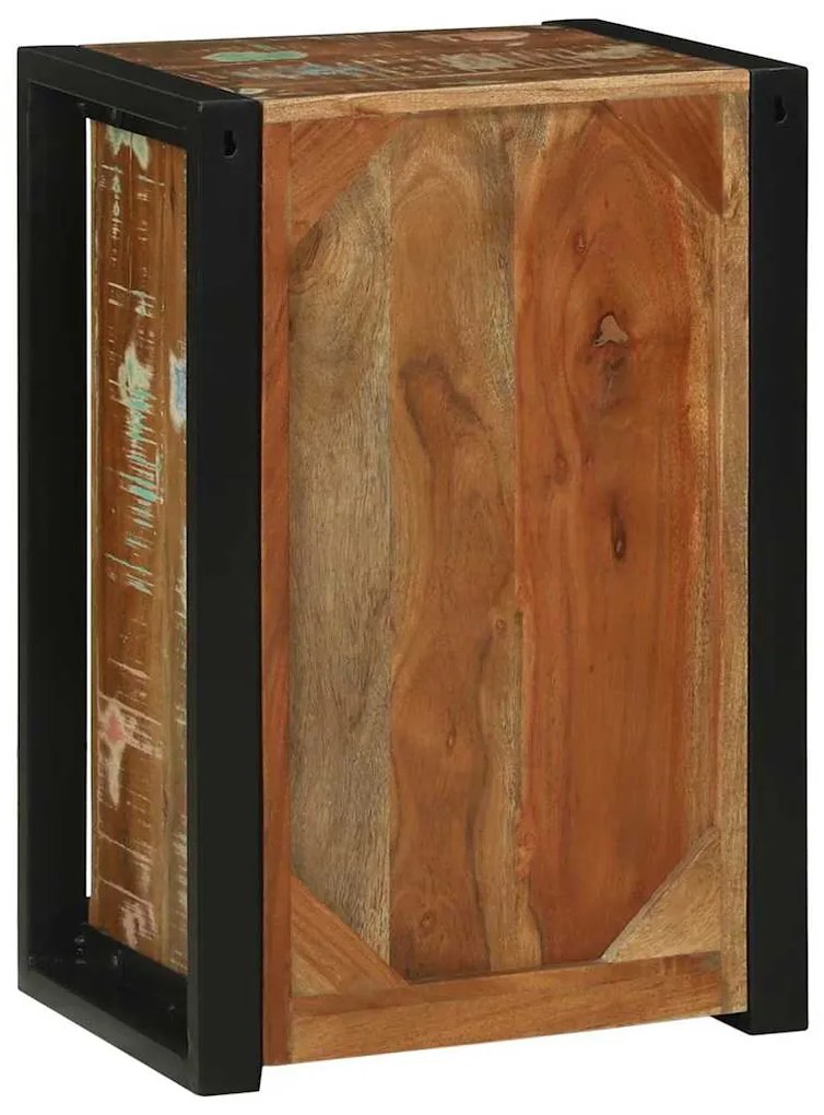 vidaXL Ντουλάπι Μπάνιου Καφέ 40 x 30 x 60 cm Στερεό Ανακτηθέν Ξύλο