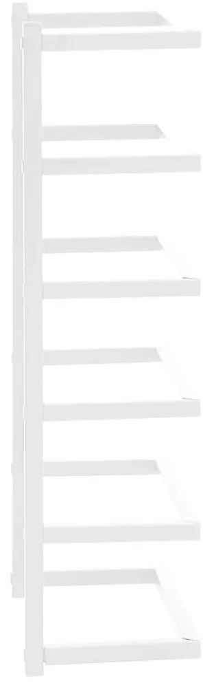 vidaXL Βάση για Πετσέτες Επιτοίχια Λευκή 24 x 12 x 48 εκ. Ατσάλινη