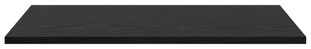 vidaXL Δίσκος Βιβλιοθήκης 4 pcs Μαύρο 100 x 40 x 1.5 εκ. Μοριοσανίδα