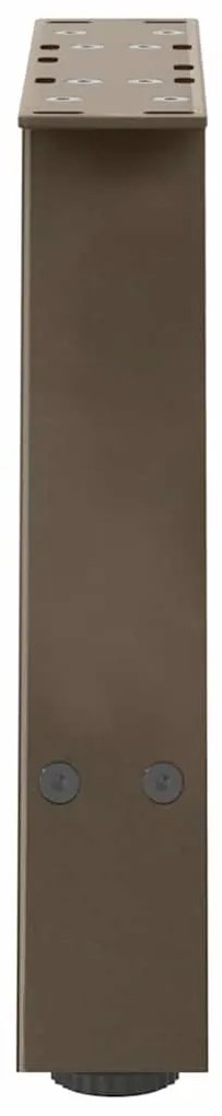 vidaXL Πόδια Τραπεζιού Σαλονιού Σχήματος Α 2 τεμ. 40x(30-31) εκ. Ατσάλι