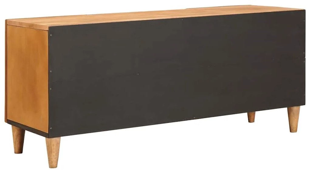 vidaXL Ντουλάπι TV Ανοιχτό καφέ 105 x 33 x 46 εκ Μασίφ ξύλο μάνγκο