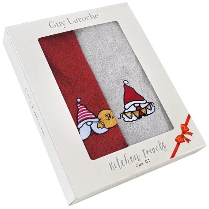 Σετ Χριστουγεννιάτικες Πετσέτες Christmas Towels Set 4 2x(35X50) - Saint Clair