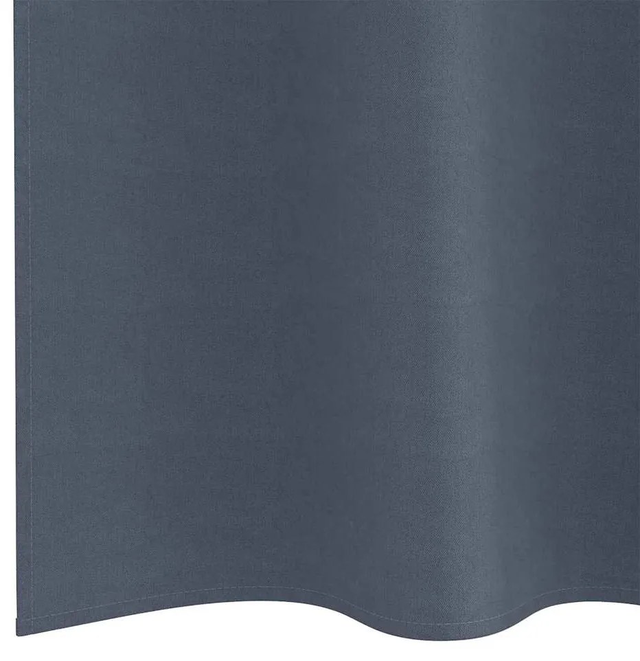 vidaXL Κουρτίνες με κουρτίνες 2 pcs Ανθρακί 225x140εκ. Πολυεστέρας