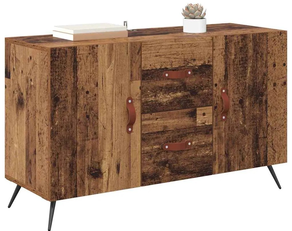 vidaXL Πλαϊνό γραφείο Παλιό Ξύλο 100 x 36 x 60 εκ. Επεξεργασμένο ξύλο