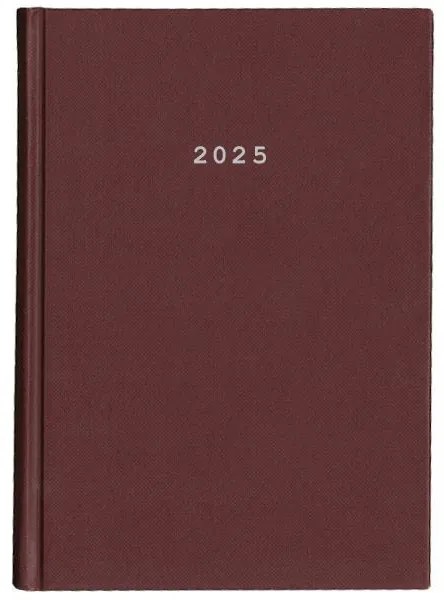 Next ημερολόγιο 2025 classic ημερήσιο δετό μπορντώ 14x21εκ.  τμχ.