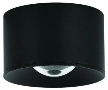 Σποτ Φωτιστικό Οροφής LED 8W IP54 3000K Zambelis-S133-Μαύρο S133
