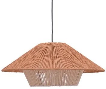 Κρεμαστό Φωτιστικό Οροφής Jarpie Inart Ε27 rope Φ49.5x20εκ 299-000024-299-000024-Μπεζ 299-000024