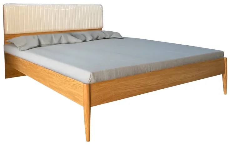 Κρεβάτι Akva pakoworld διπλό mdf σε φυσική απόχρωση 150x200εκ