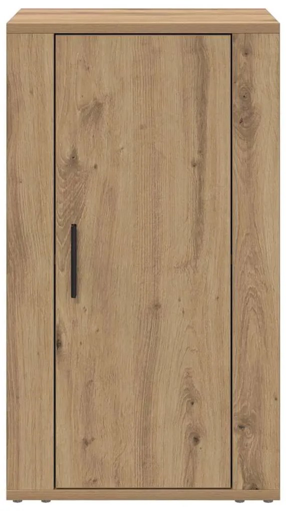 vidaXL Πλαϊνό γραφείο artisan δρυς 40 x 33 x 70 εκ. Επεξεργασμένο ξύλο