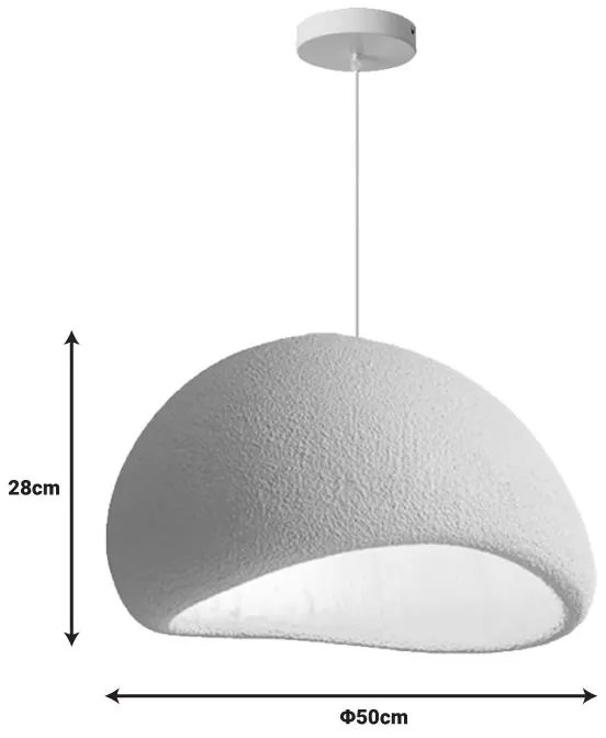 Φωτιστικό οροφής Zulcere IIΙ ανοιχτό γκρι ps 50x50x28εκ 50x50x28 εκ.