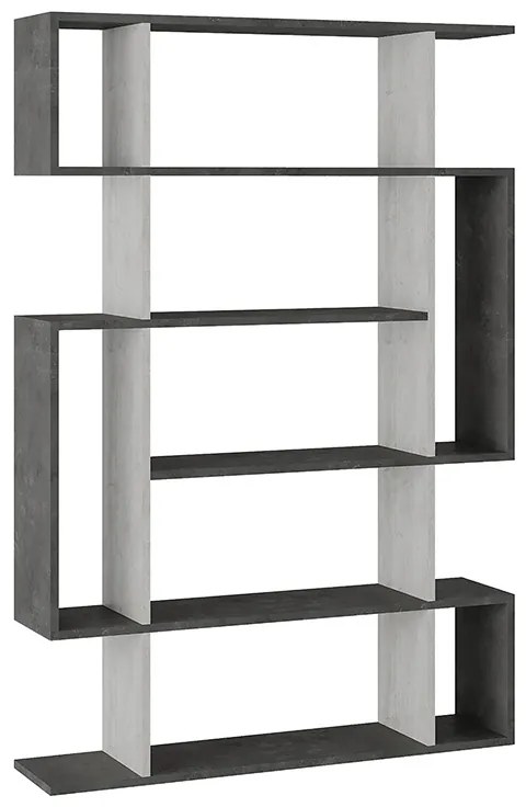Intrahome Βιβλιοθήκη NOEMI Intrahome σε χρώμα antique γκρι-λευκό 108.5x25.5x161εκ | SKU: INTRAPA-220112282