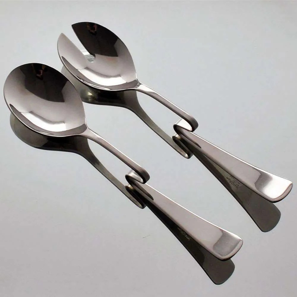 Κουτάλες Σερβιρίσματος Carmil (Σετ 2Τμχ) 00598 22cm Inox Dinox Stainless Steel