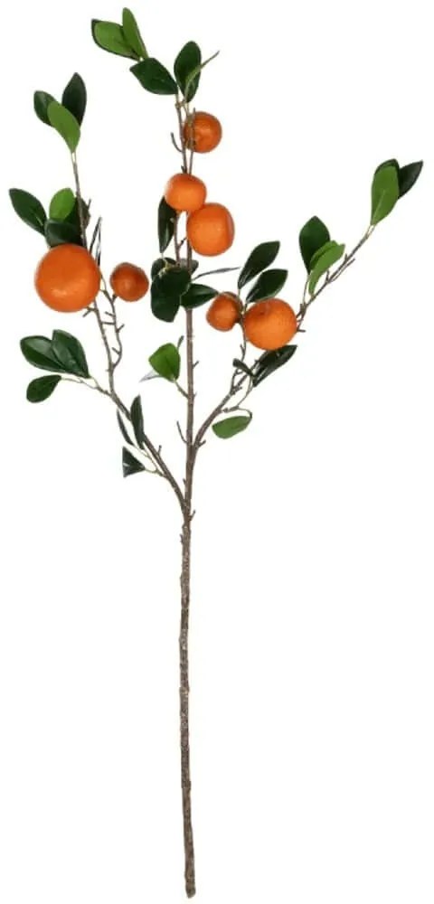 Τεχνητό Λουλούδι Orange Fruit 21435 83cm Orange GloboStar Πολυαιθυλένιο