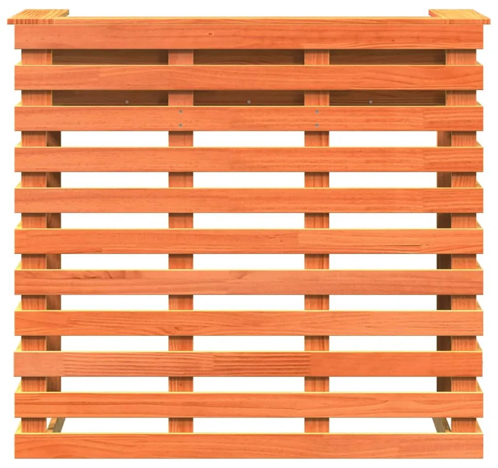 vidaXL Τραπέζι Μπαρ Εξ. Χώρου Καφέ Κεριού 113,5x50x103 εκ. Μασίφ Πεύκο