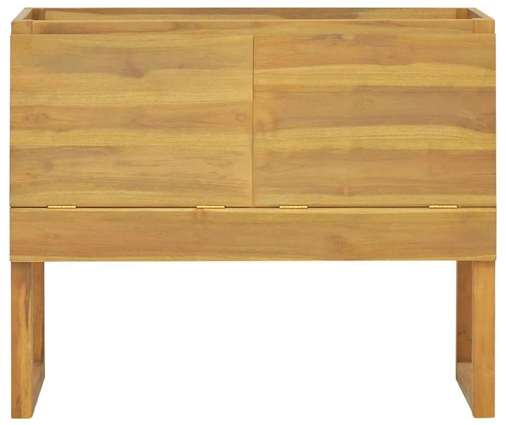vidaXL Έπιπλο Μπάνιου 90 x 40 x 75,5 εκ. από Μασίφ Ξύλο Teak