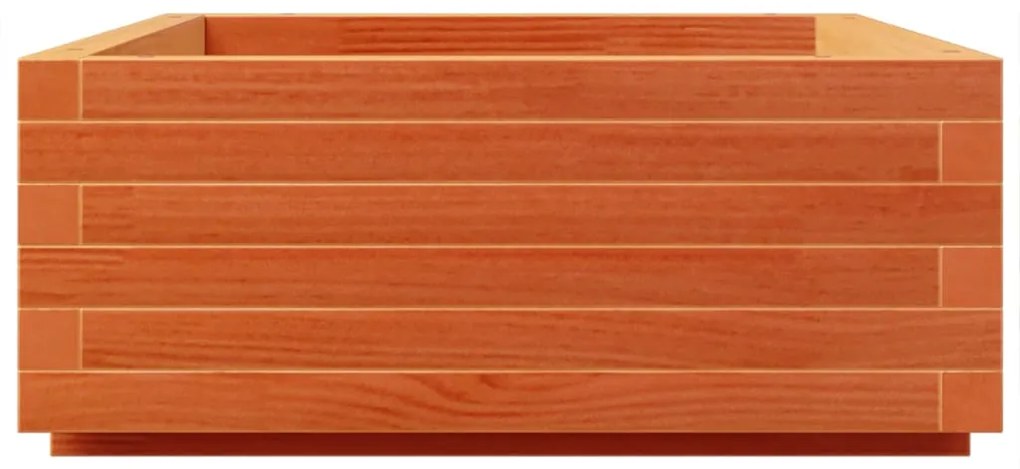 vidaXL Ζαρντινιέρα Καφέ Κεριού 90x60x26,5 εκ. από Μασίφ Ξύλο Πεύκου