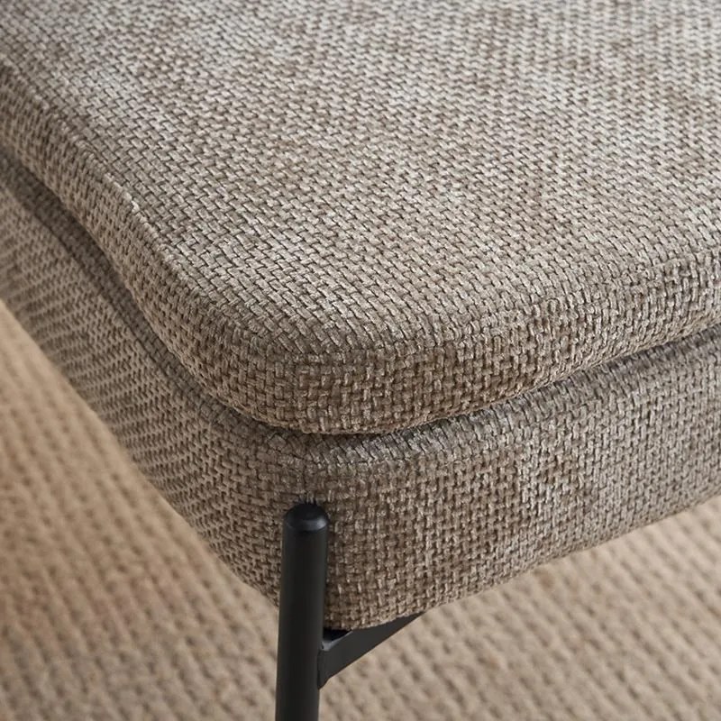 Πολυθρόνα FL3059 Fylliana με Μεταλλικά Πόδια Καφέ 67x75x81 εκ. 67x75x81 εκ.