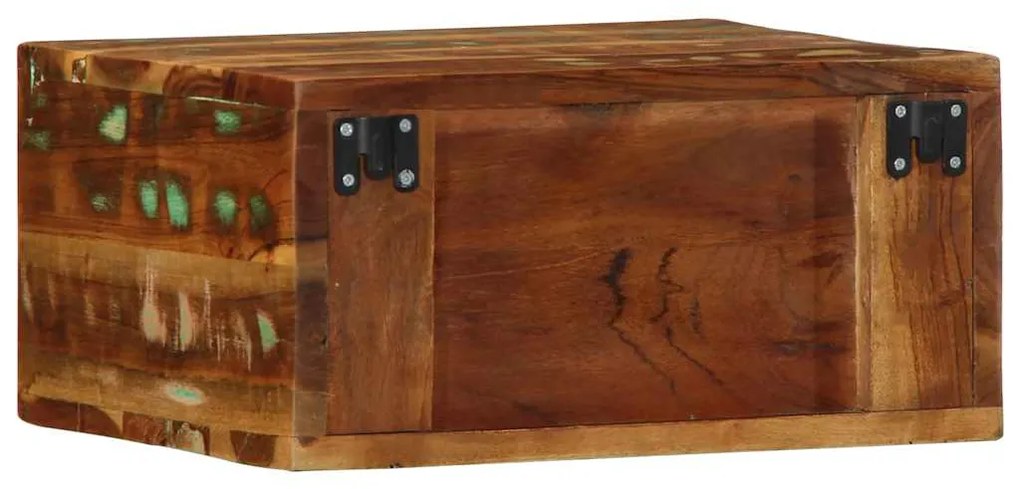 vidaXL Επίτοιχο ντουλάπι τηλεόρασης 40x30x19cm Ξύλο μασίφ αναγεννημένο
