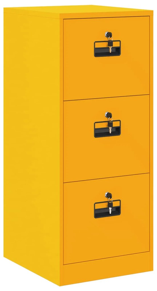 vidaXL Ντουλάπα Αρχείων με συρτάρι Χαμομηλί κίτρινο 44 x 50 x 106.5 εκ