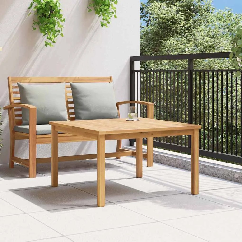 vidaXL Τραπεζάκι σαλονιού Καφέ 85 x 85 x 45 cm Μασίφ ξύλο teak