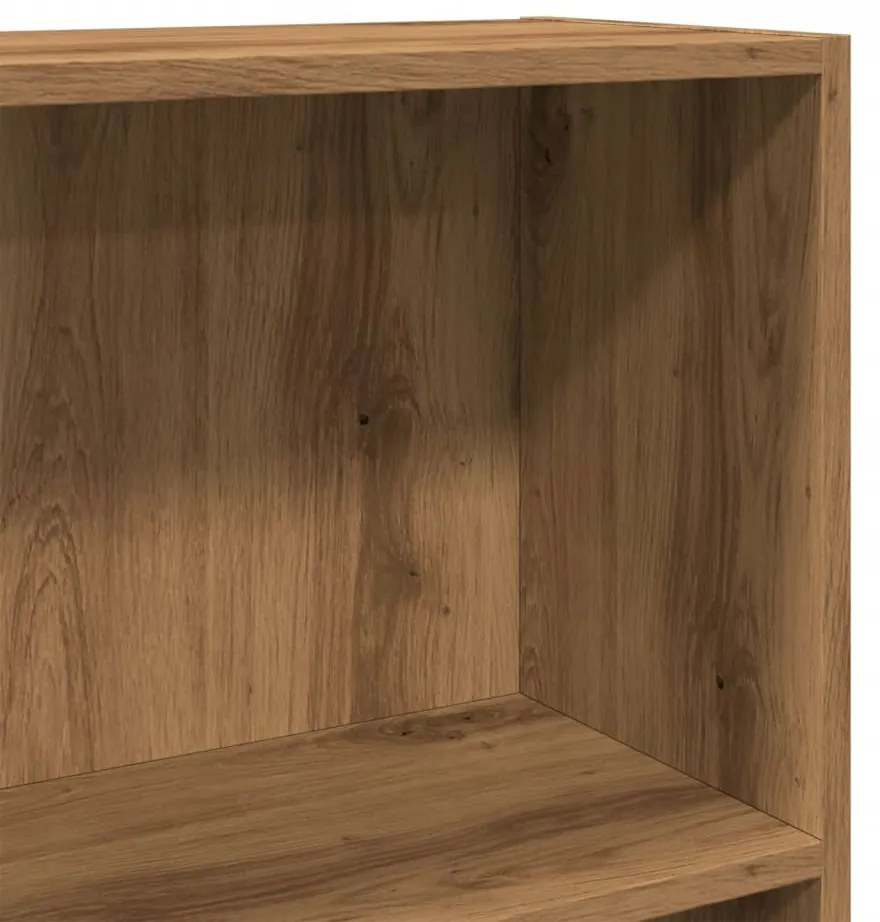 vidaXL Βιβλιοθήκη Αρτισιανή Δρυς 60x24x109 εκ. από Επεξεργασμένο Ξύλο