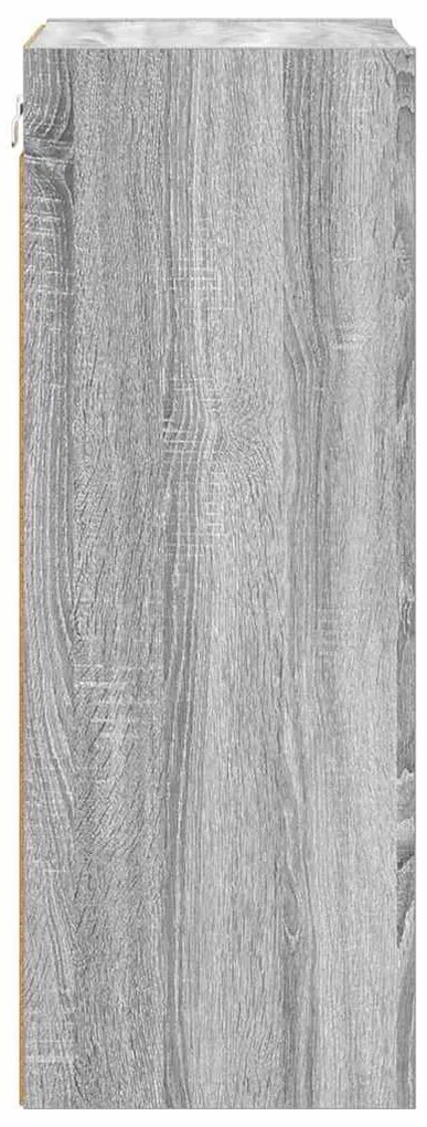 vidaXL Κρεμαστό ντουλάπι Γκρίζο Σονομα 40 x 29,5 x 80 εκ.