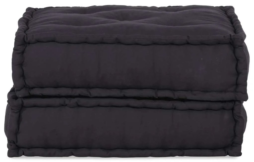 Modular Pouffe Anthracite 70x70x36 ύφασμα 4019027