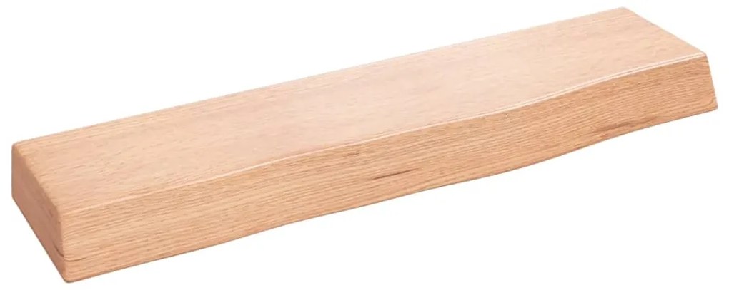 vidaXL Ράφι Τοίχου Ανοιχτό Καφέ 40x10x4 εκ. Επεξεργ. Μασίφ Ξύλο Δρυός