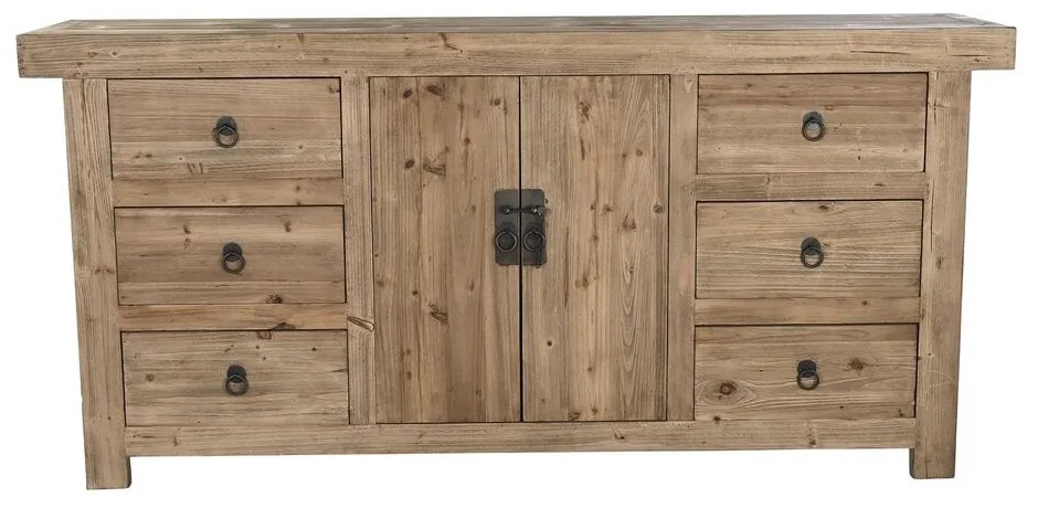 Σκευοθήκη DKD Home Decor Φυσικό Ξύλο 180 x 45 x 85 cm