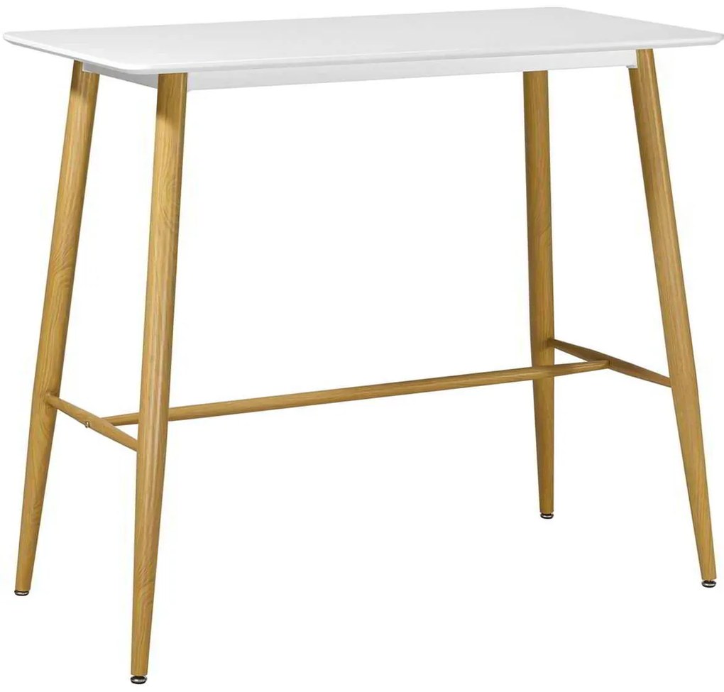 Τραπέζι Bar Lavida 120Χ60 Mεταλ.Φυσικό 120x60x106cm