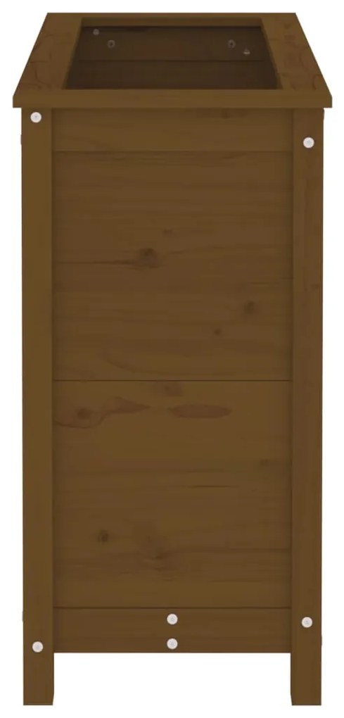vidaXL Ζαρντινιέρα Μελί 82,5 x 40 x 78 εκ. από Μασίφ Ξύλο Πεύκου